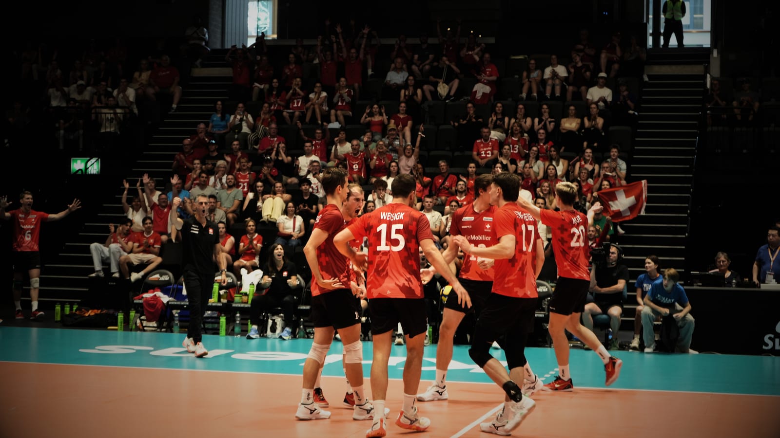 Jubel Schweizer Frauen-Nationalteam